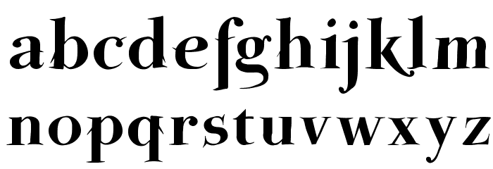 ParmaPetit-HeavySwinging Font LOWERCASE