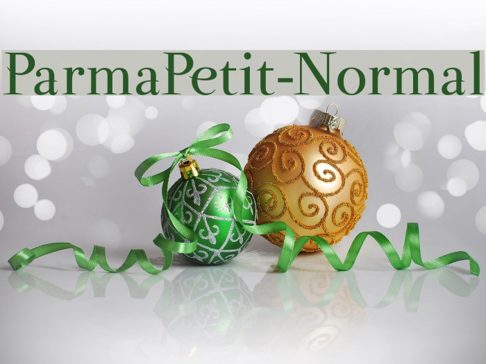 ParmaPetit-Normal Fonte examples