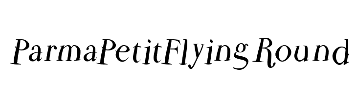ParmaPetitFlyingRound Font