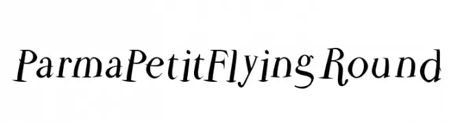 ParmaPetitFlyingRound  免费字体下载