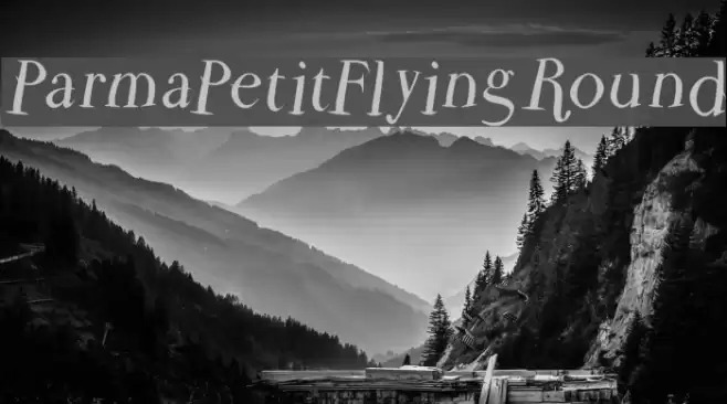 ParmaPetitFlyingRound フォント examples