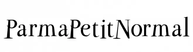 ParmaPetitNormal  免费字体下载