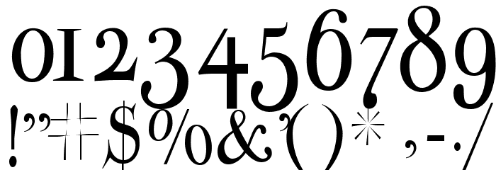 ParmaPetitNormal Font OTHER CHARS