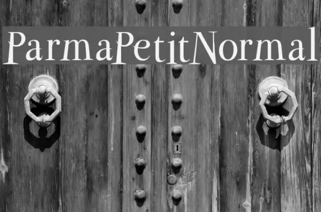 ParmaPetitNormal फ़ॉन्ट examples