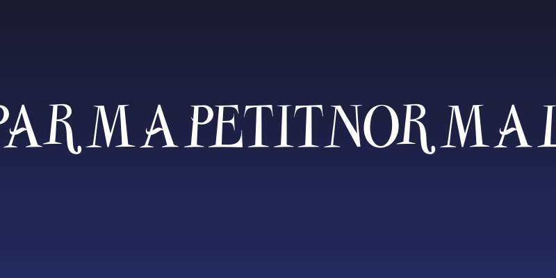 ParmaPetitNormal Social Header