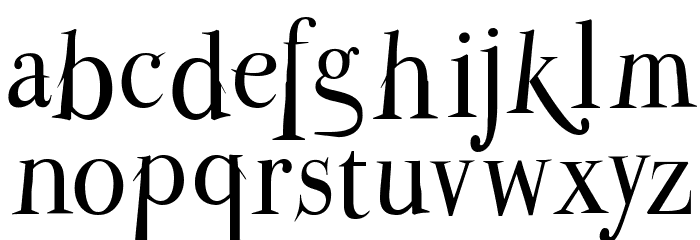 ParmaPetitNormal Font LOWERCASE