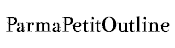 ParmaPetitOutline  لخطوط تنزيل