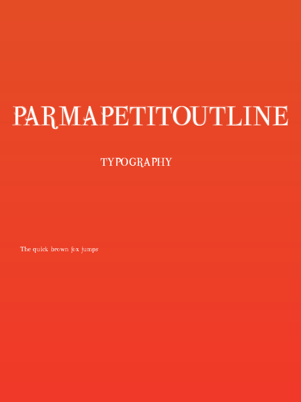 ParmaPetitOutline Poster