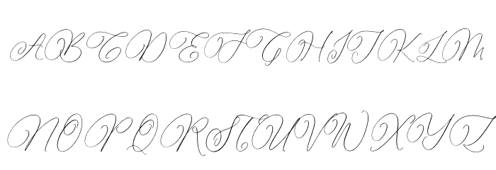 Parmidass Elarista Font UPPERCASE