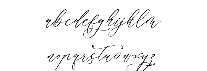 Parmidass Elarista Font LOWERCASE