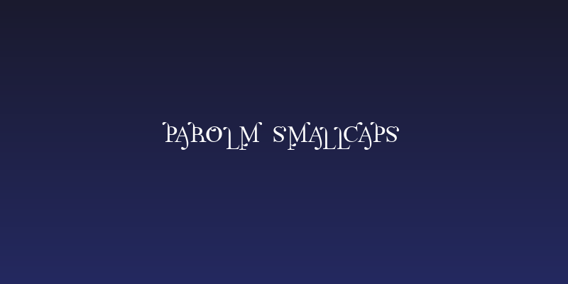 Parolm SmallCaps Social Header
