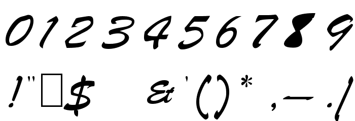 Parquet Font OTHER CHARS