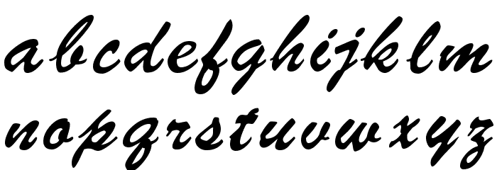 Parquet Font LOWERCASE