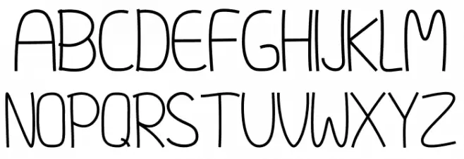 Parramellow Schriftart Groß