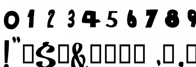 Parrannoyed-Regular Font OTHER CHARS