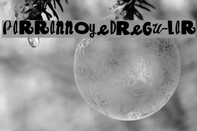 Parrannoyed-Regular Font examples