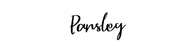 Parsley  Frei Schriftart Herunterladen