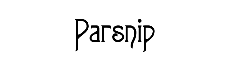 Parsnip Font