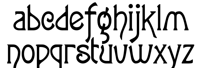 Parsnip Шрифта строчной
