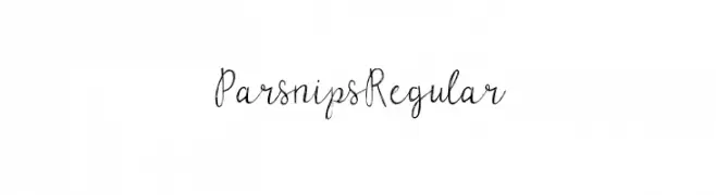 Parsnips Regular  Fuentes Gratis Descargar