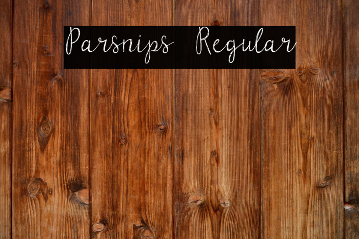 Parsnips Regular Example 3