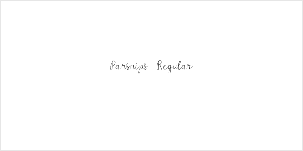Parsnips Regular Logo