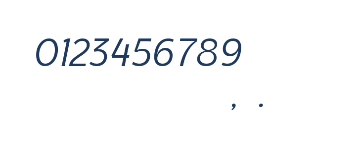 Parson Italic Other Characters