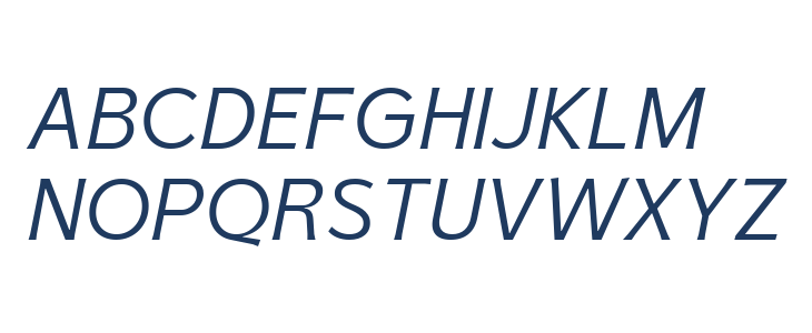 Parson Italic Uppercase