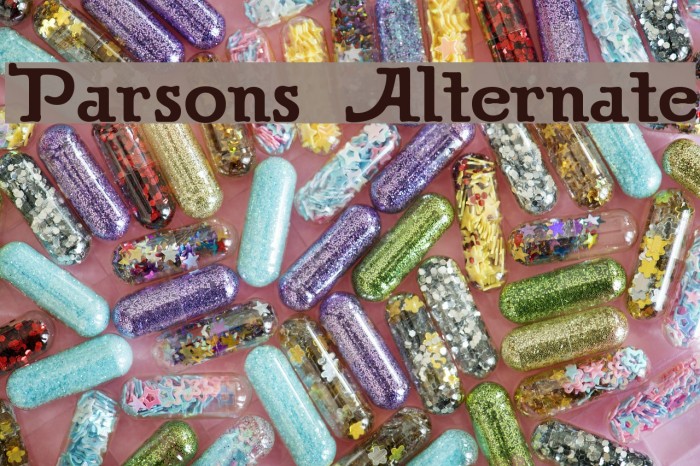 Parsons Alternate Example 2