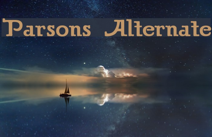 Parsons Alternate Example 3