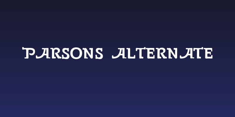 Parsons Alternate Social Header
