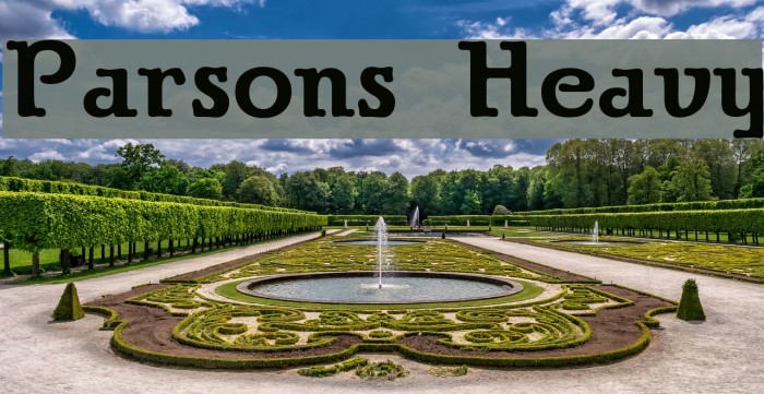 Parsons Heavy Example 1