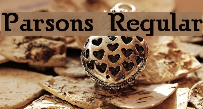 Parsons Regular Example 1