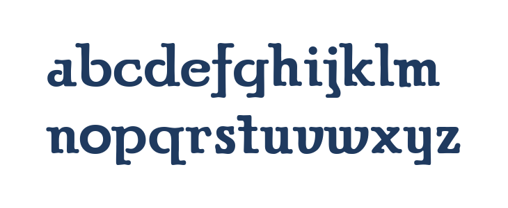 Parsons Regular Lowercase