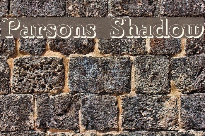 Parsons Shadow Example 3