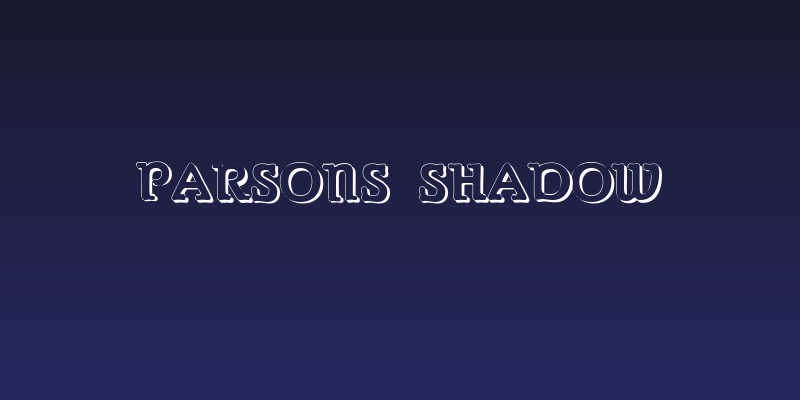 Parsons Shadow Social Header