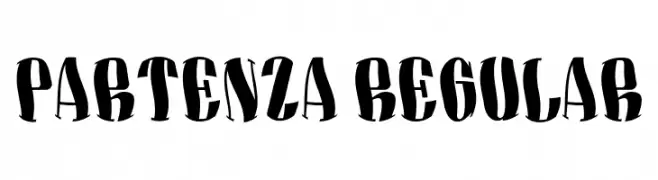 Partenza Regular  font caratteri gratis
