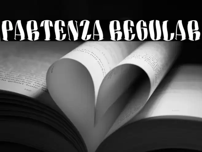 Partenza Regular Font examples