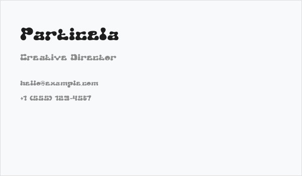 Particela Business Card