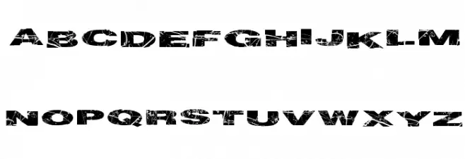 ParticlePhysics Schriftart Kleinbuchstaben
