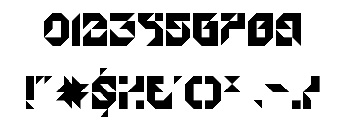 Particulator II Regular Font OTHER CHARS