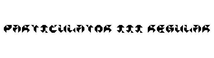 Particulator III Regular  Frei Schriftart Herunterladen