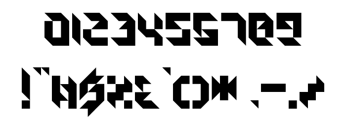 Particulator Regular Font OTHER CHARS