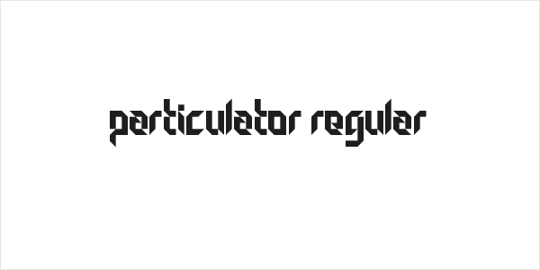 Particulator Regular Logo