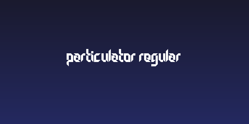 Particulator Regular Social Header
