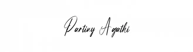Partiny Agathi  Frei Schriftart Herunterladen