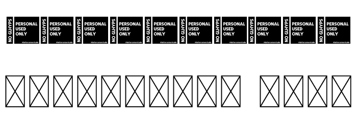 Partita Personal Used Font OTHER CHARS