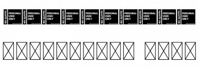 Partita Personal Used Font OTHER CHARS