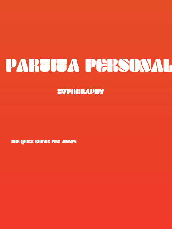 Partita Personal Used Poster