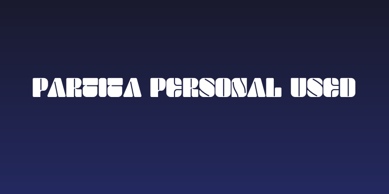 Partita Personal Used Social Header